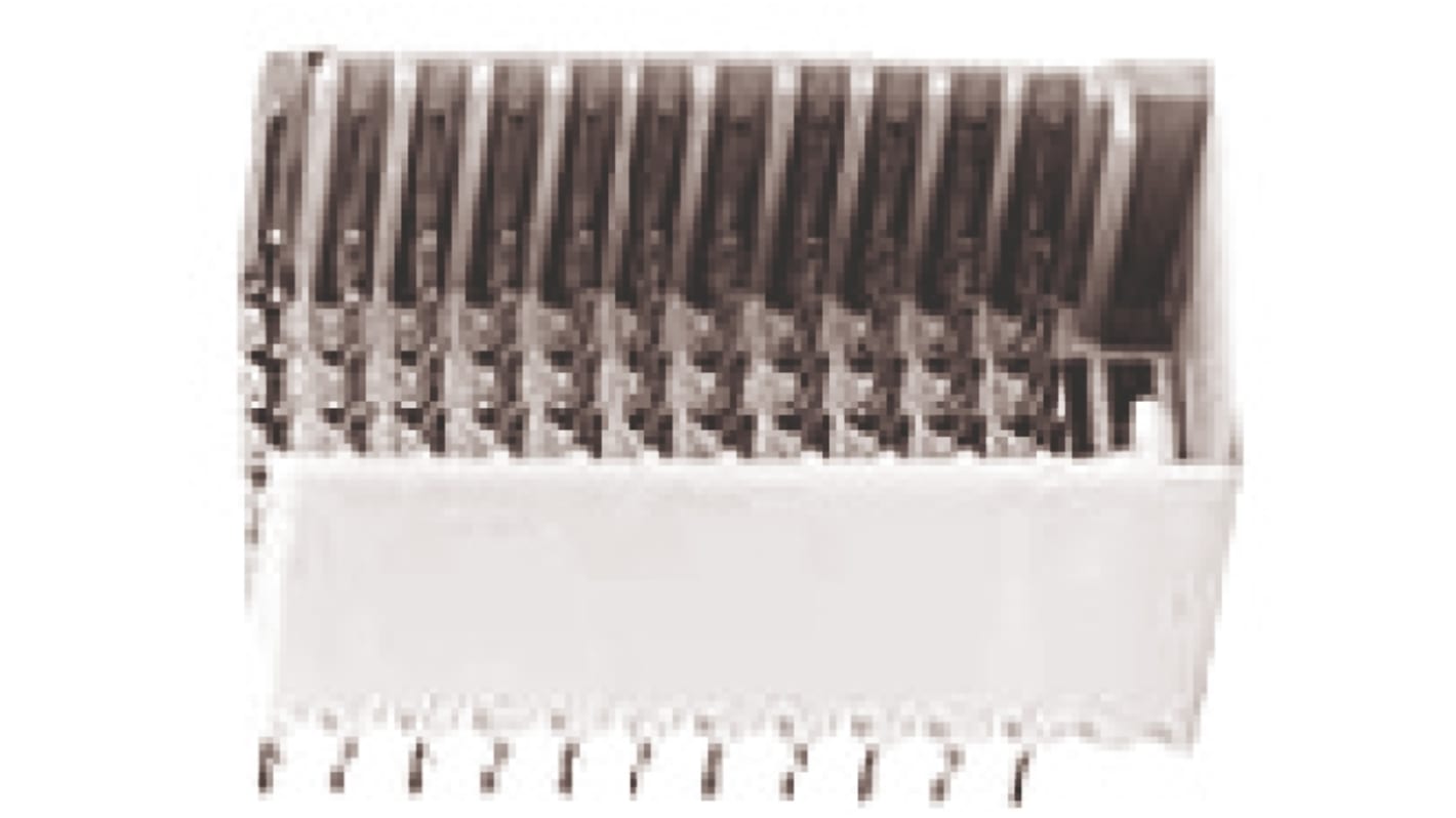 TE Connectivity, Z-PACK HM 2mm Pitch Hard Metric Type C Backplane Connector, Male, Straight, 11 Column, 7 Row, 77 Way