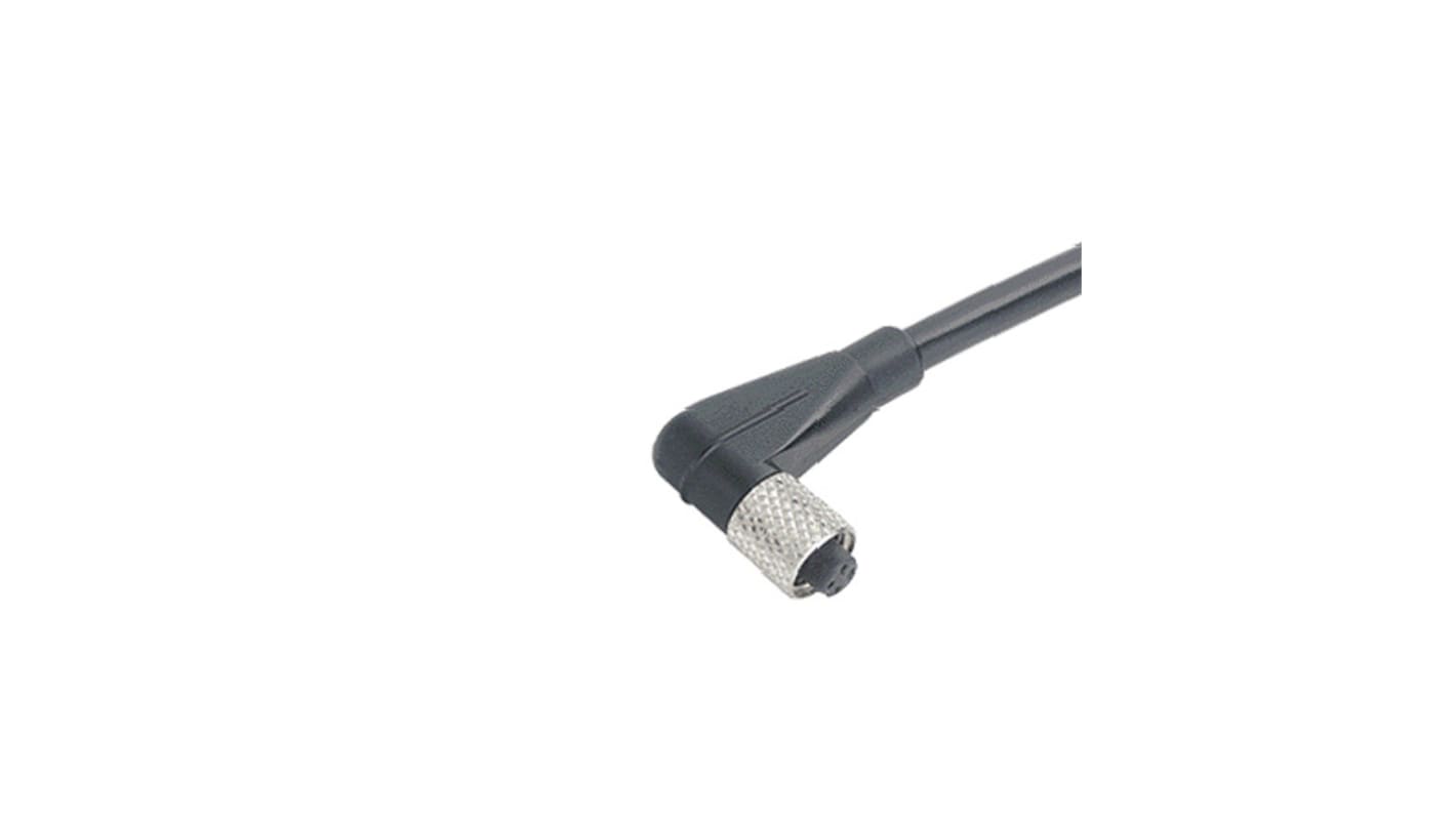 Cable de conexión binder, con. A M5 Hembra, 3 polos, con. B Sin terminación, long. 2m, 60 V, 1 A, IP67