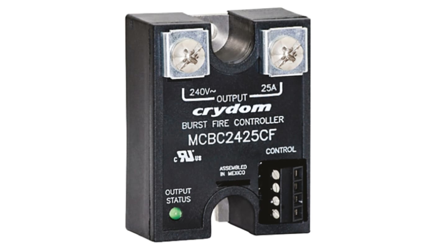 Relé de estado sólido Sensata / Crydom, control 8 → 32 V dc, carga 180 → 280V ac, 50 A rms máx., montaje