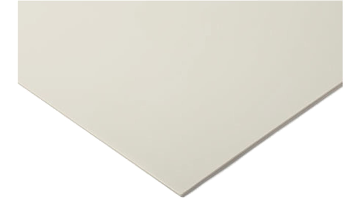 Foglio di plastica Tipo pieno RS PRO in ABS, Bianco, 1220mm x 610mm x 1.5mm