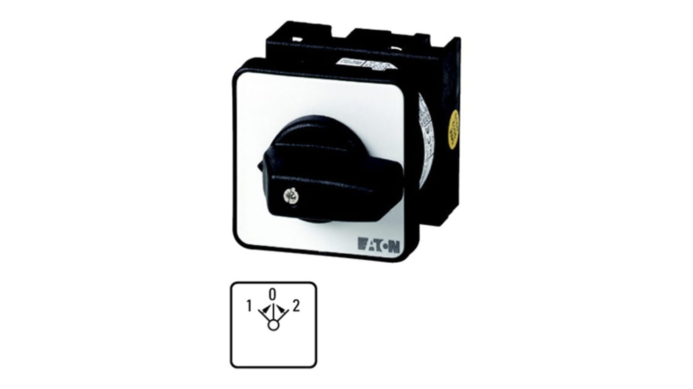 Eaton Eaton Moeller Nockenschalter, DPST / 20A, 2 Schließer, 690V ac, 1, 3-phasig, 3-Stufen Schraub, 45°-Wurfwinkel