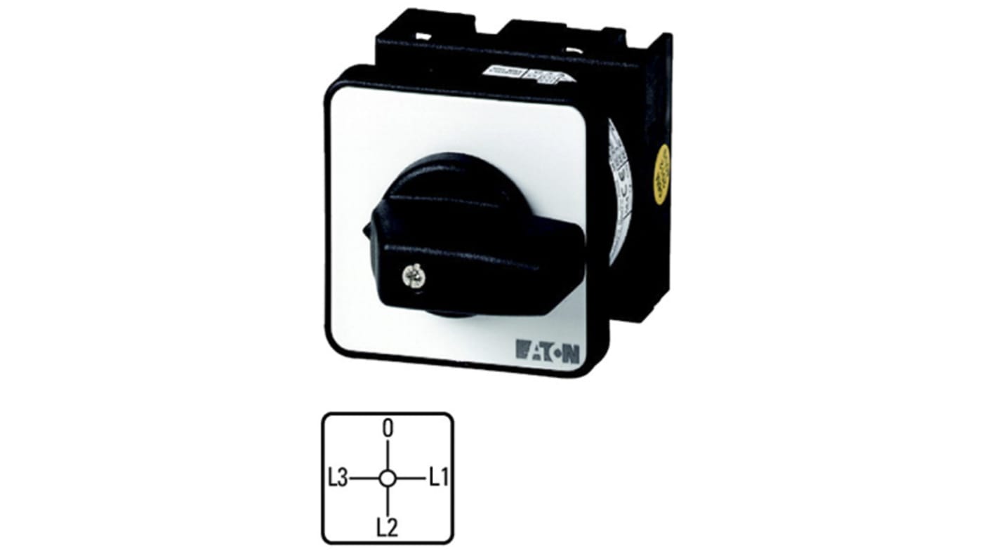 Interruttore Cam Eaton serie Eaton Moeller 034116 T0-3-8048/E, 4 posizioni, 20A, 690V ca