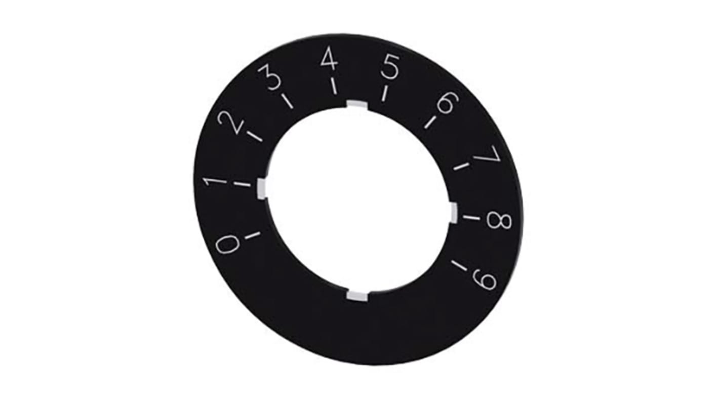 Siemens Labeling Plate for Use with Potentiometer