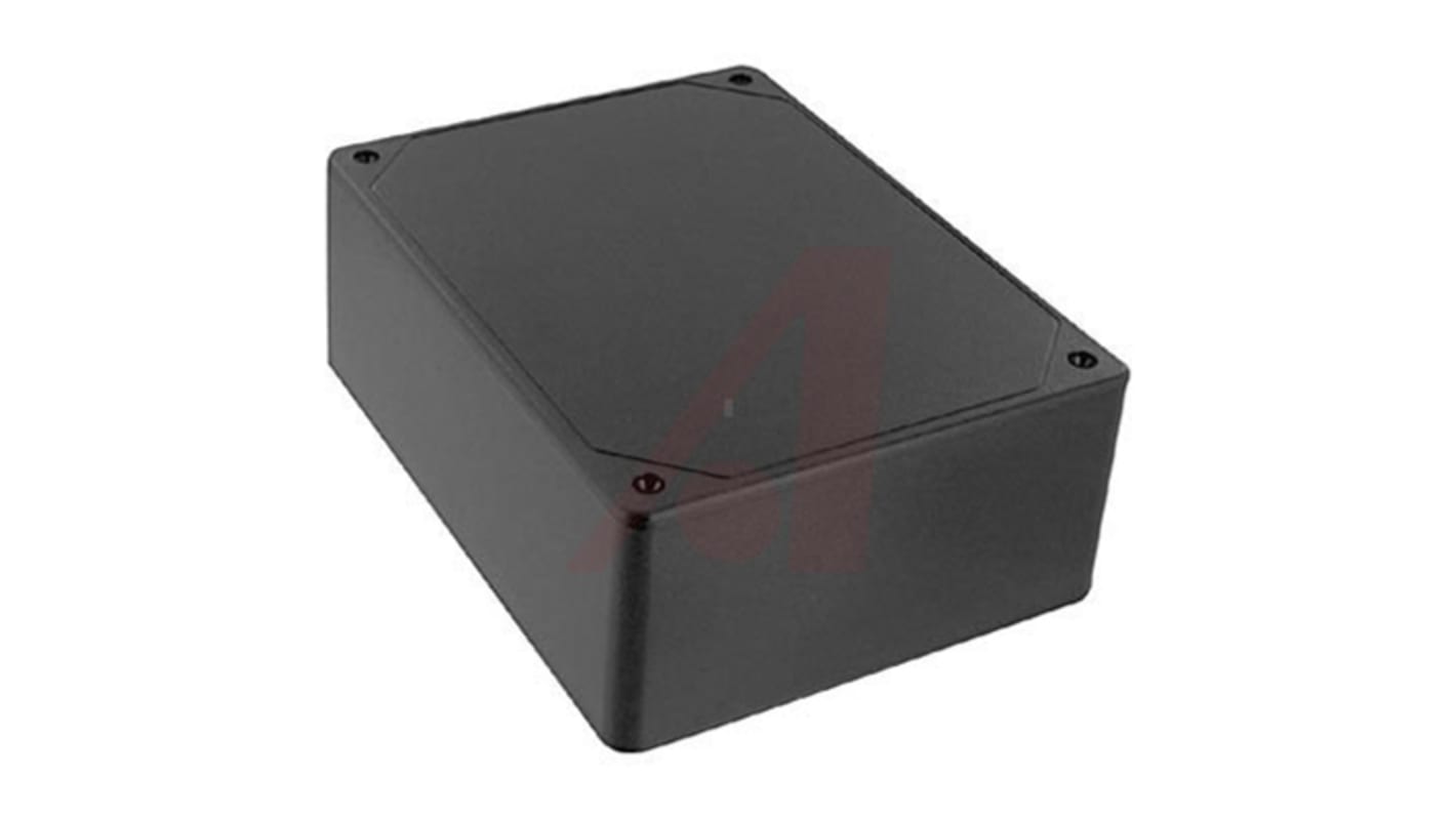 Polycase DC Series Black ABS Desktop Enclosure, 155.7 x 117.35 x 57.15mm