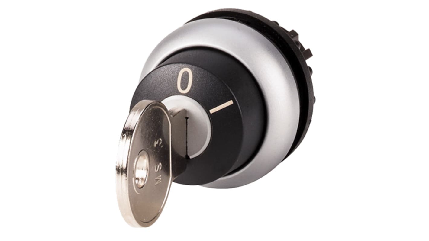 Eaton RMQ Titan 2-position Key Switch Head, Latching, 23mm Cutout