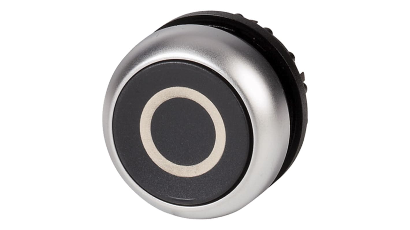 Eaton RMQ Titan M22 Series Black Momentary Push Button, 22mm Cutout, IP67