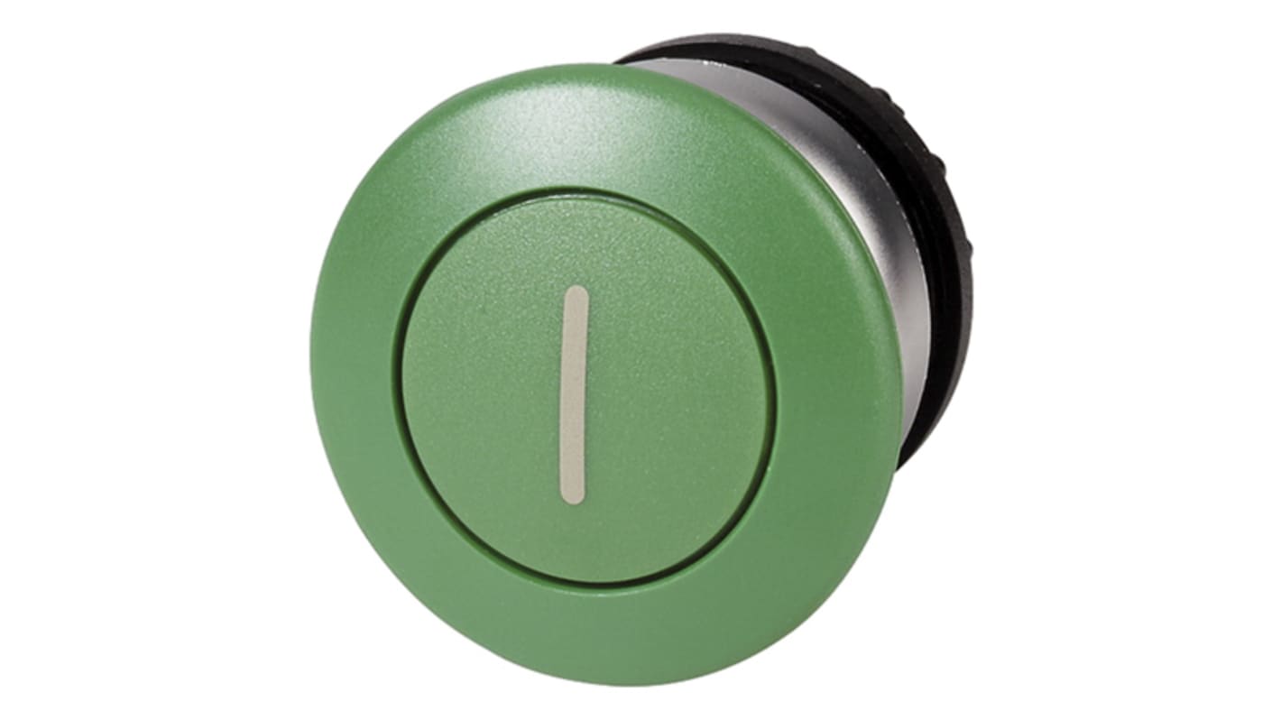 Eaton RMQ Titan M22 Series Green Momentary Push Button, 22mm Cutout, IP67