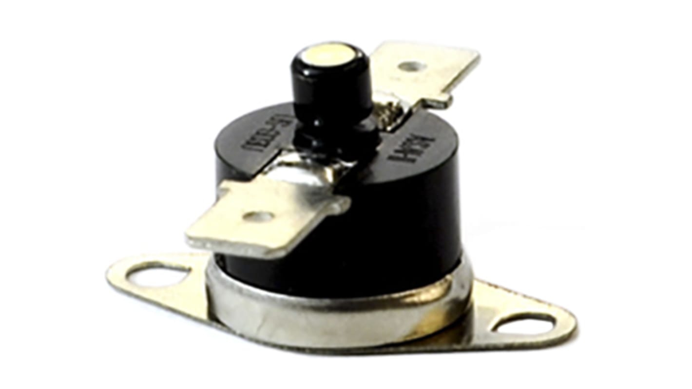 Selco Bi-Metallic Thermostat, Opens at +140°F, +150°C Max, NC, Manual Reset, Surface Mount