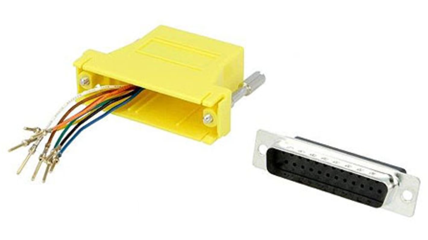 MH Connectors D-sub Adapter Male 25 Way D-Sub to Female RJ45