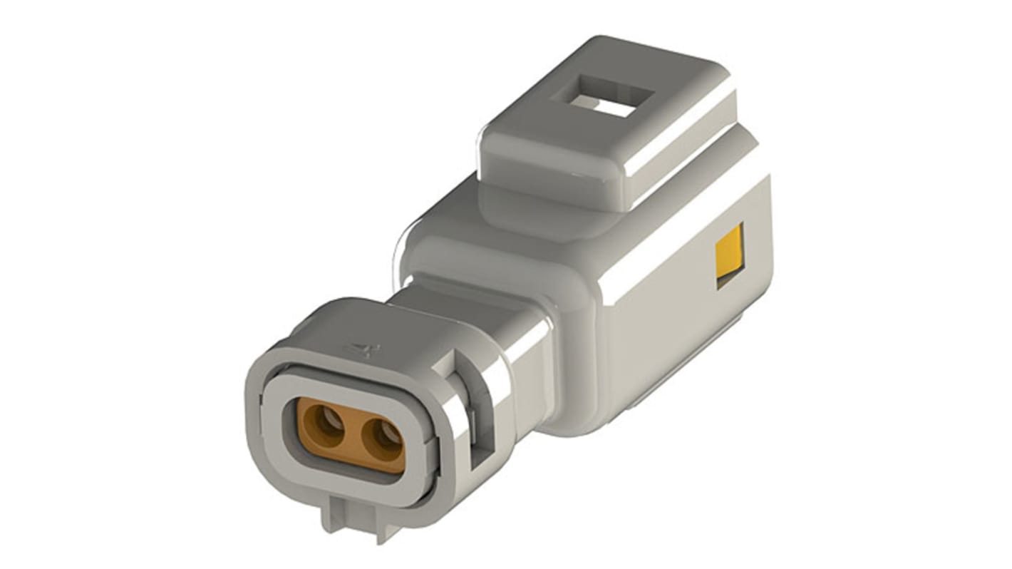 EDAC Stecker Kabel-Kabel-Steckverbinder, Stecker, 2P, Zinn, Kabel ø 1.7mm, Kabelmontage, Crimp, 3A, 250 V