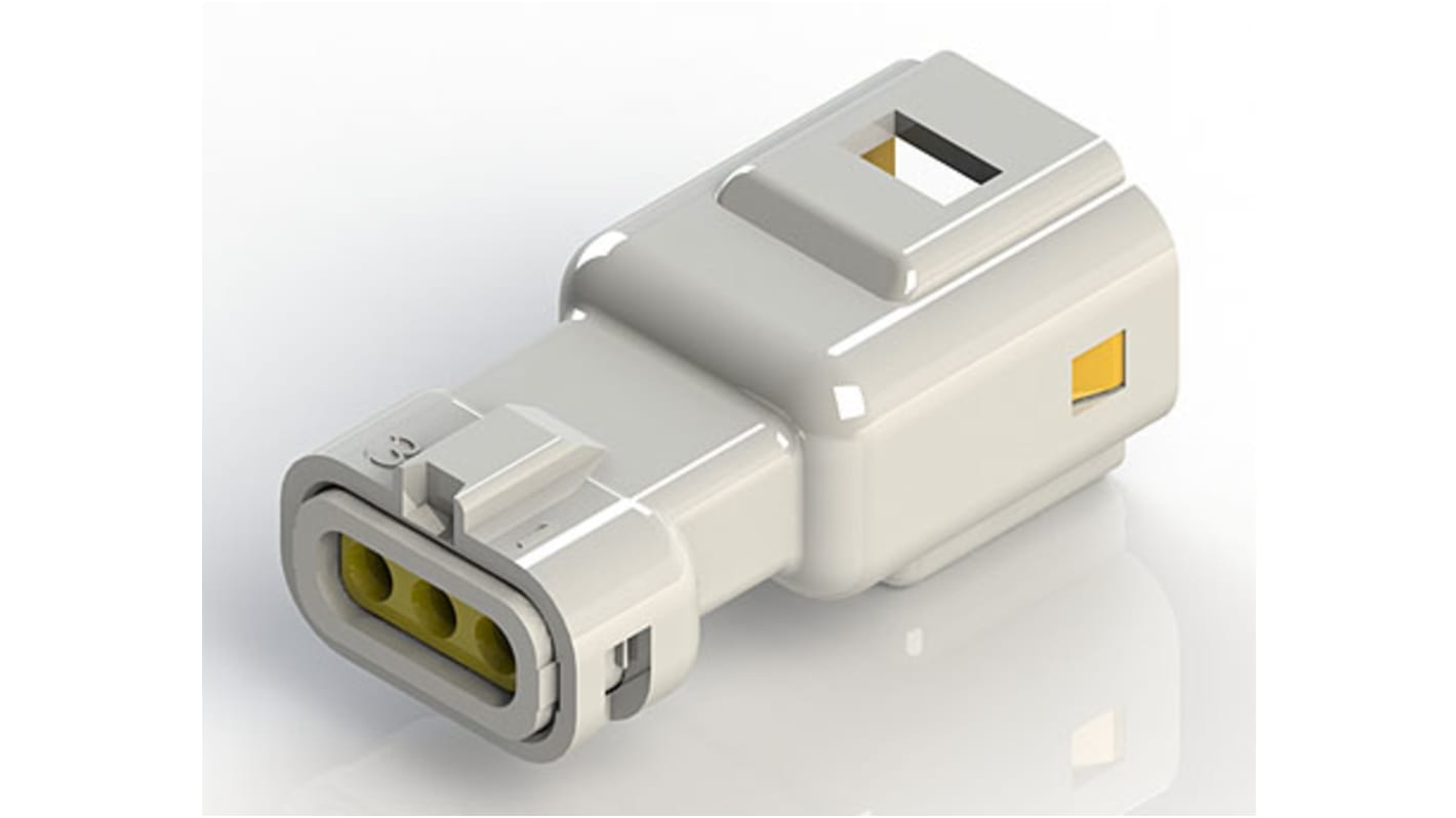 EDAC 電線対電線コネクタ プラグ 3P ケーブルマウント,3A 560-003-000-110