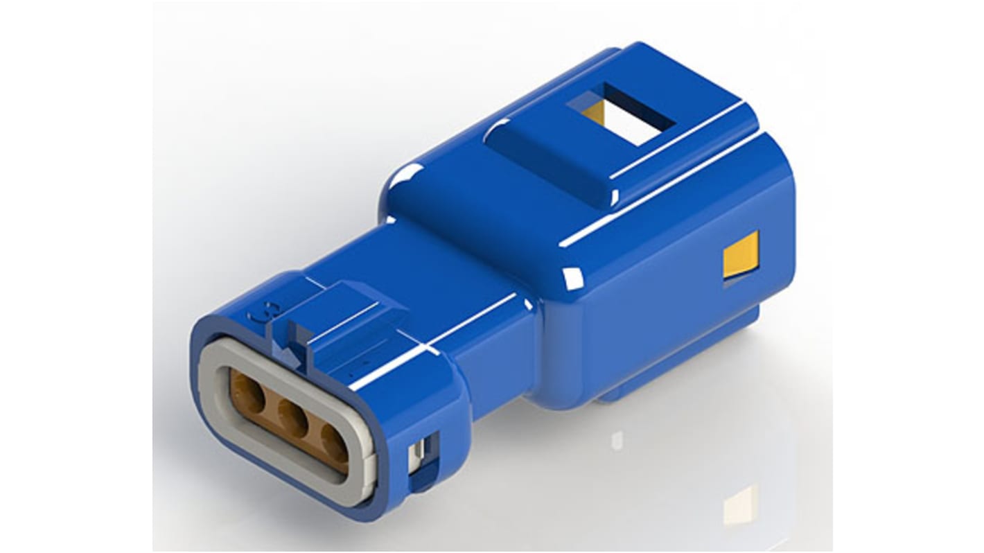 EDAC Ledning-til-ledning konnektor for Kabelmontering Stik 3P, Crimpterminering, 3A, 250 V