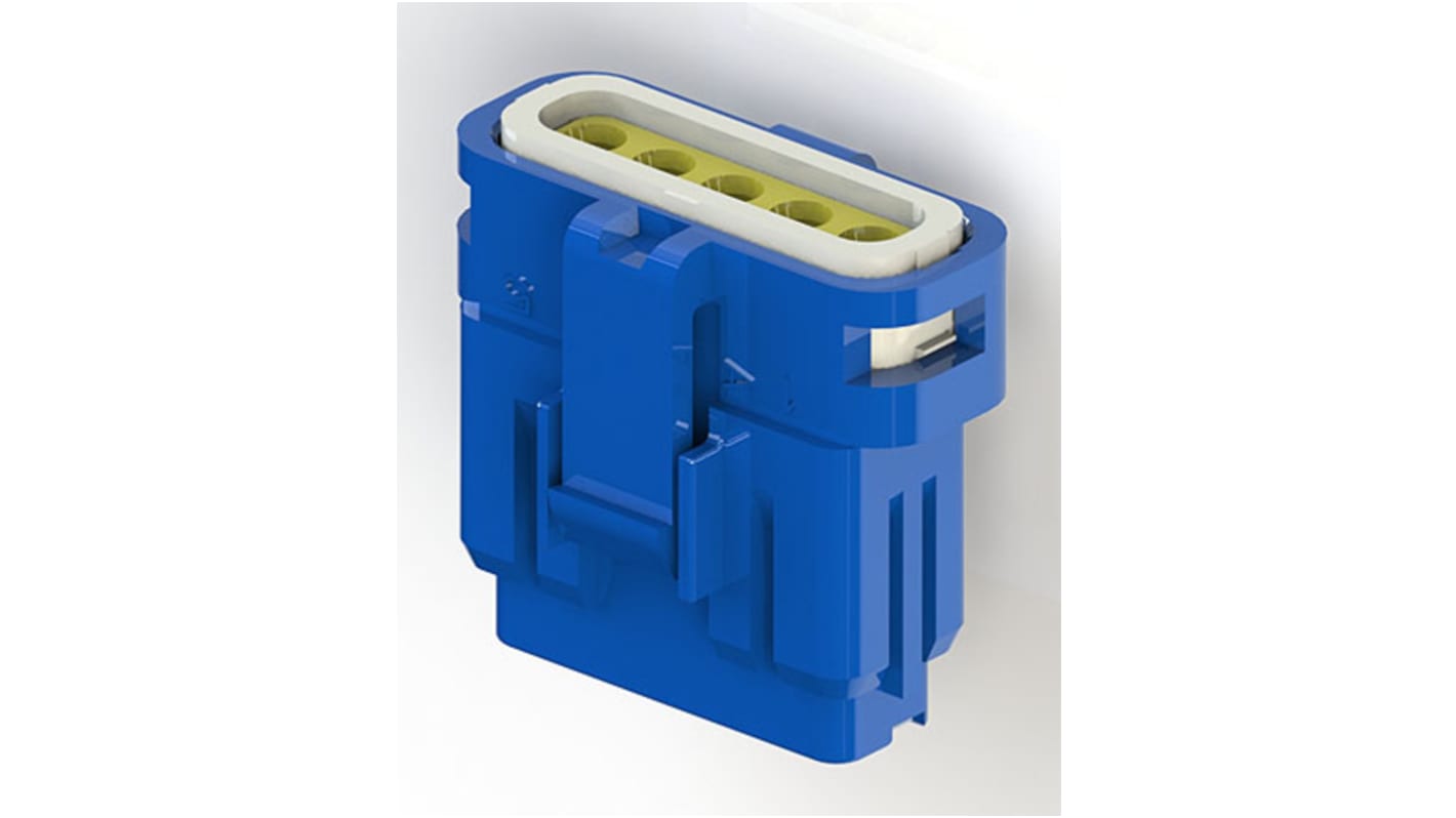 EDAC Wire to Wire Connector Cable Mount Socket, 5P, Crimp Termination, 3A, 250 V