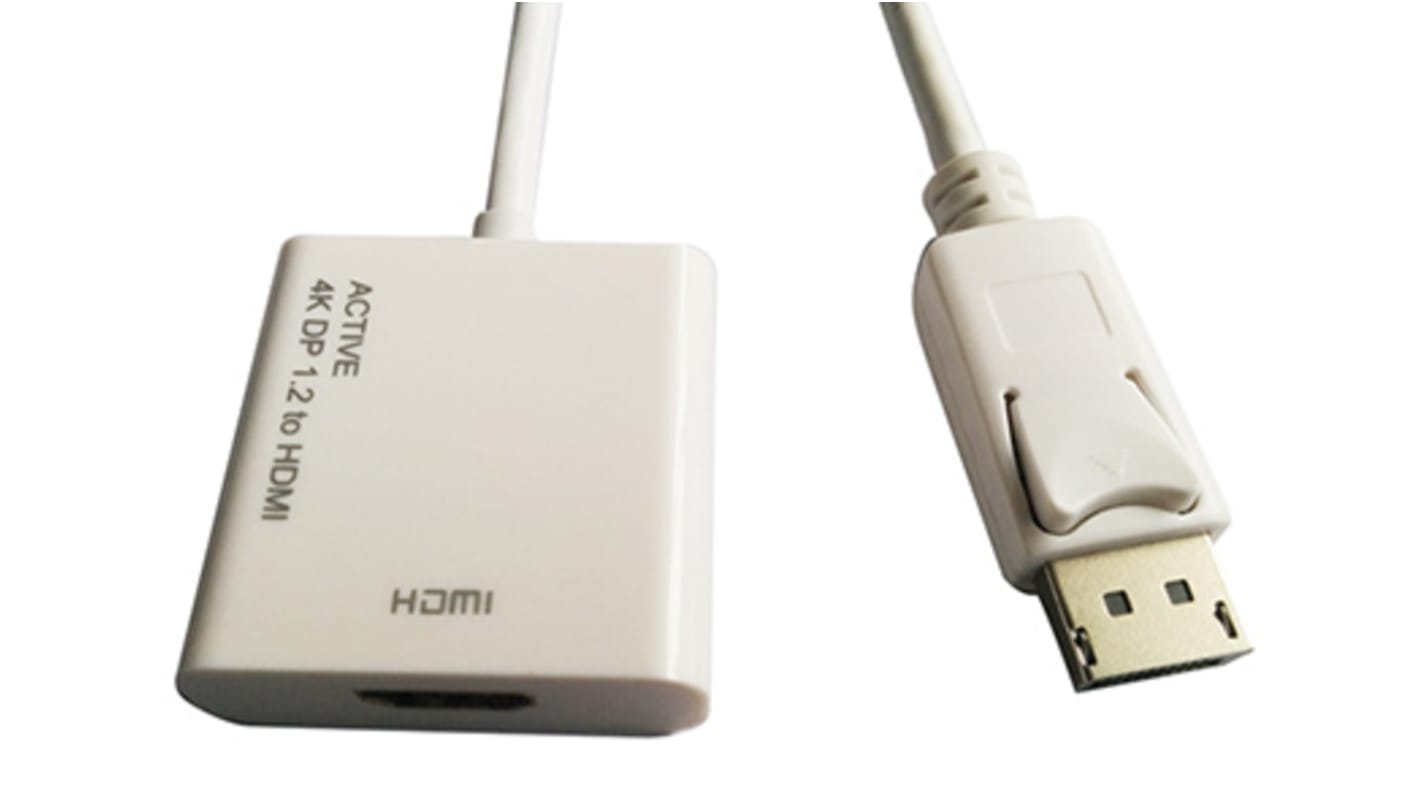 Adaptateur audio et vidéo Roline, Port d'affichage Mâle vers HDMI Femelle