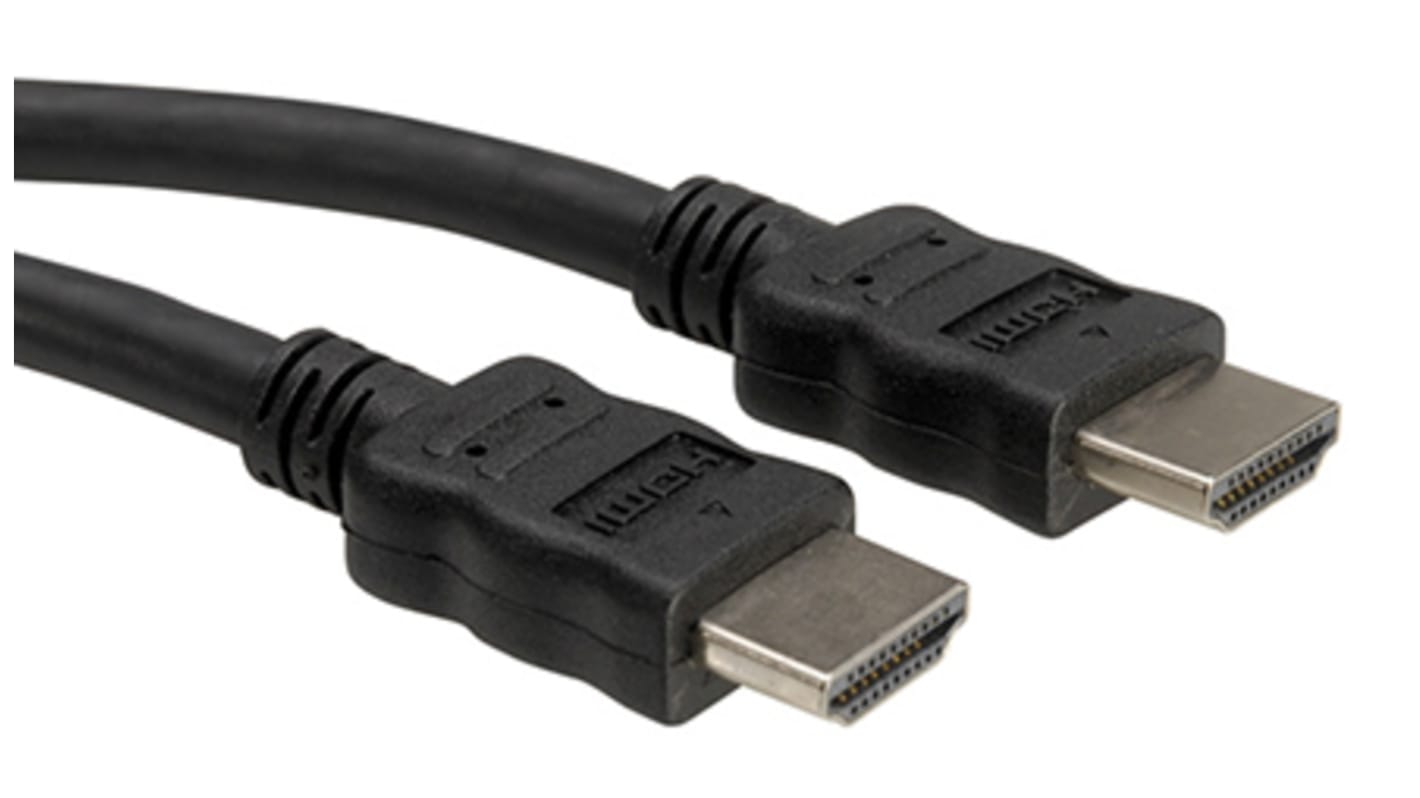 Roline High Speed Male HDMI Ethernet to Male HDMI Ethernet Cable, 2m