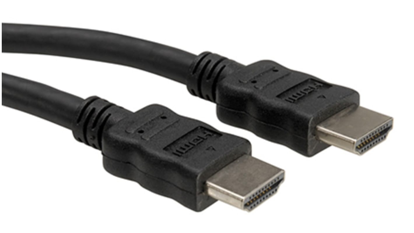 Cable HDMI Negro Roline, con. A: HDMI Ethernet Macho, con. B: HDMI Ethernet Macho, long. 10m
