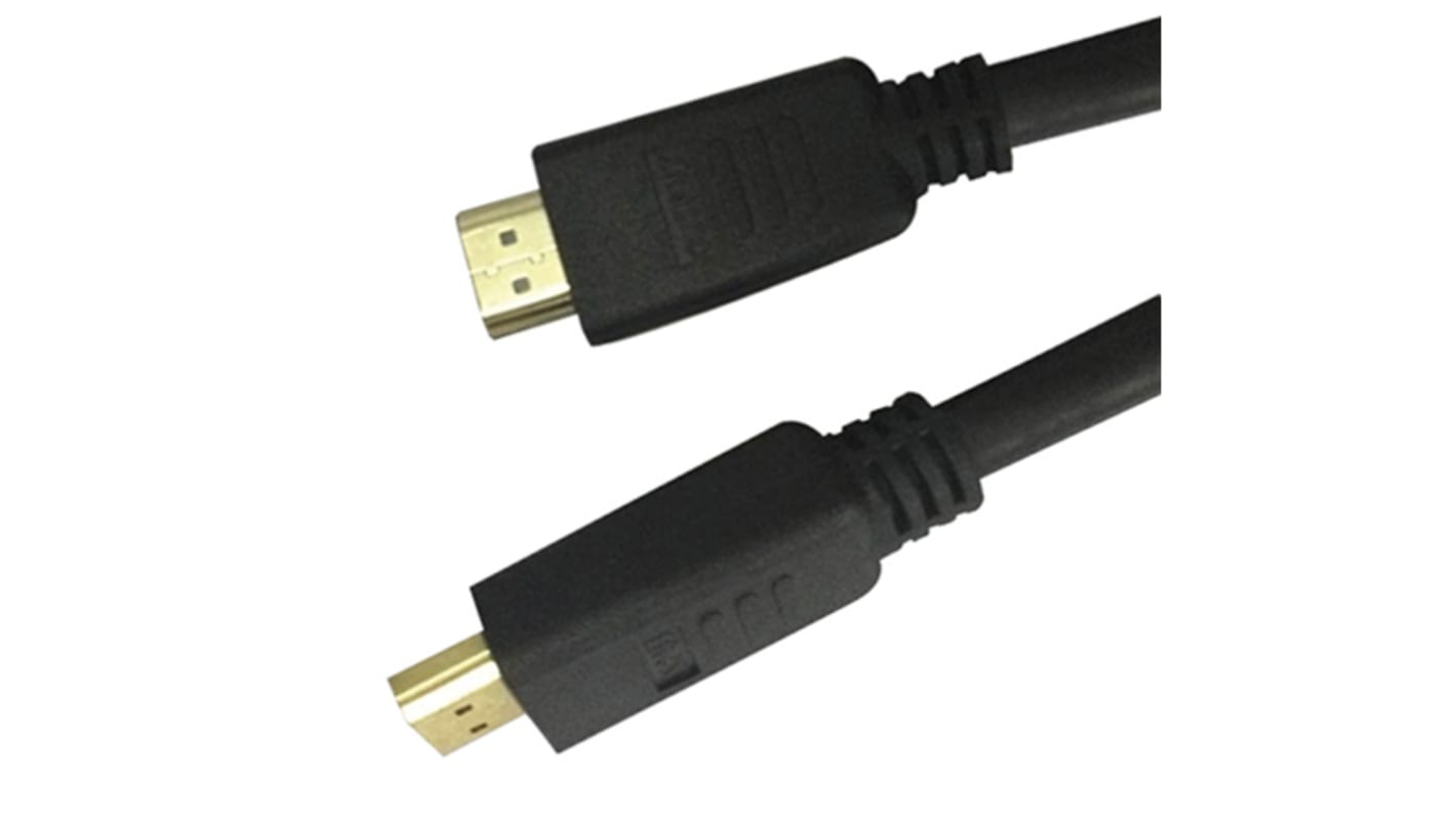 Roline HDMI-Kabel, 25m PVC Geschirmt Schwarz