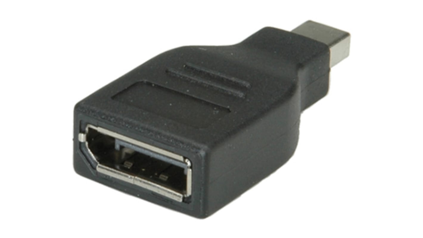 Roline Male Mini DisplayPort to Female DisplayPort Cable