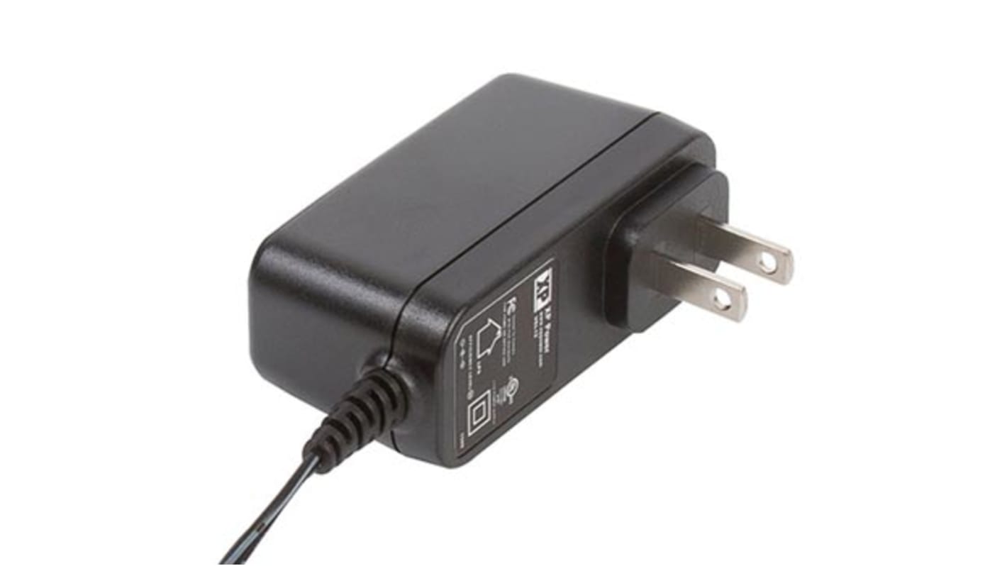 XP Power 12W Plug-In AC/DC Adapter 5V dc Output, 2.1A Output