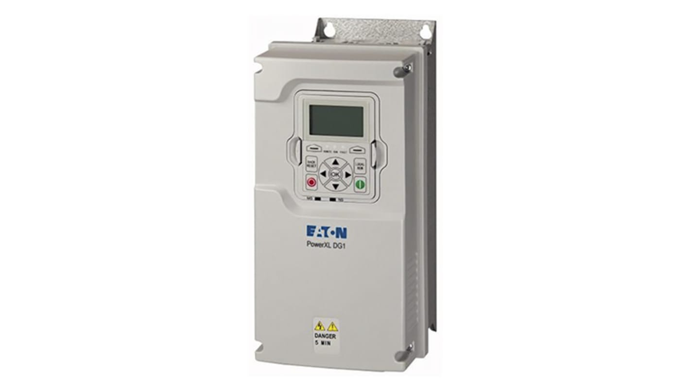 Variador de frecuencia Eaton serie Eaton Moeller, 0,75 kW, 400 V ac, 3 fases, 2,2 A, 0 → 400Hz, IP54, BACnet