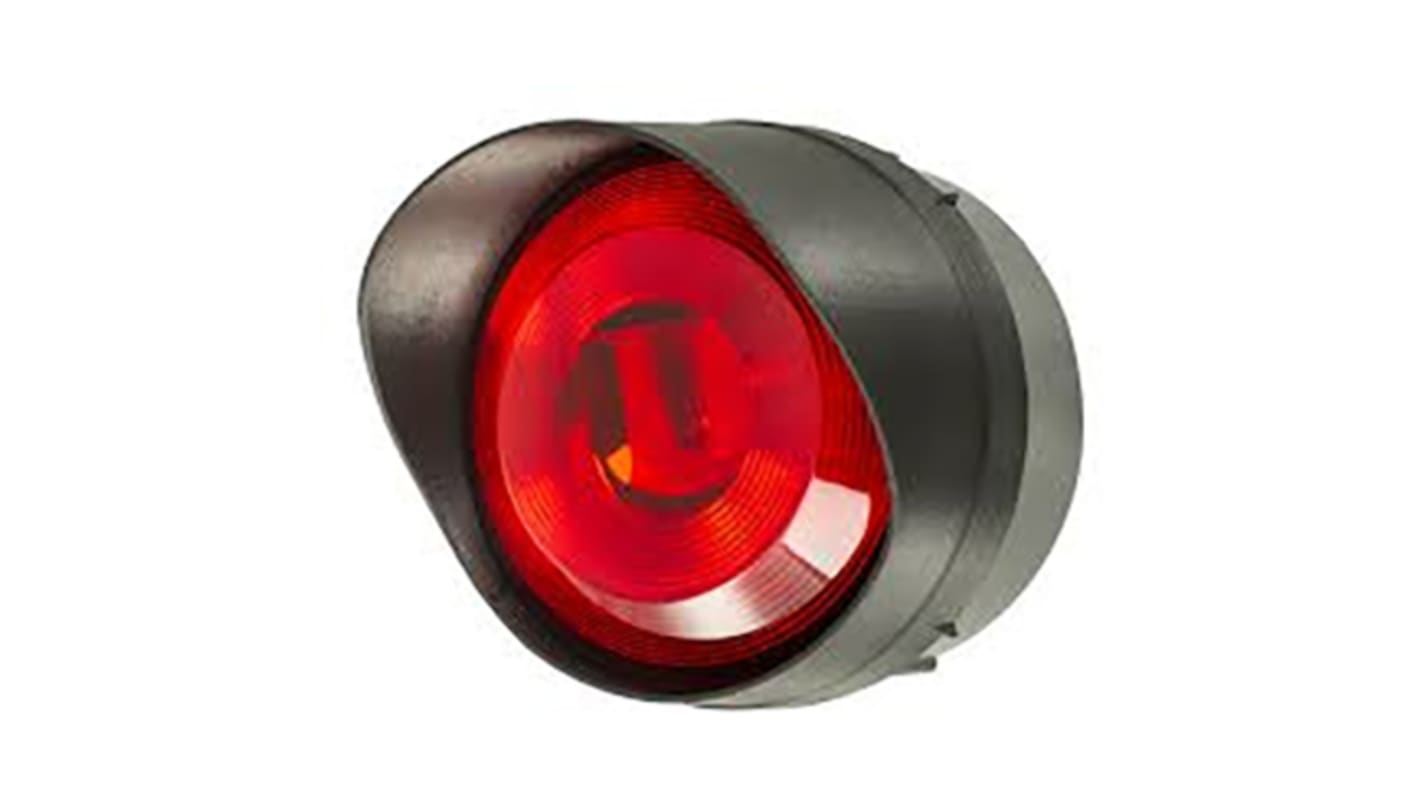 Indicador luminoso Moflash serie LED TL, efecto Constante, LED, Rojo, alim. 40 → 380 V dc, 85 → 280 V ac