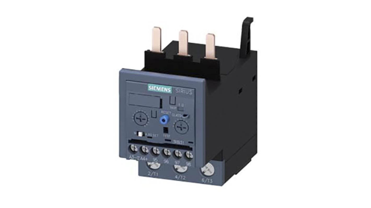 Siemens 3RB Solid State Overload Relay 1NO + 1NC, 50 A F.L.C, 4 A Contact Rating, 48 V, 3P, SIRIUS Innovation