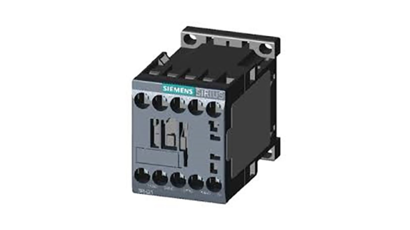 Siemens SIRIUS Innovation 3RH2 Kontaktor med 4 slutte Kontakter, 10 A