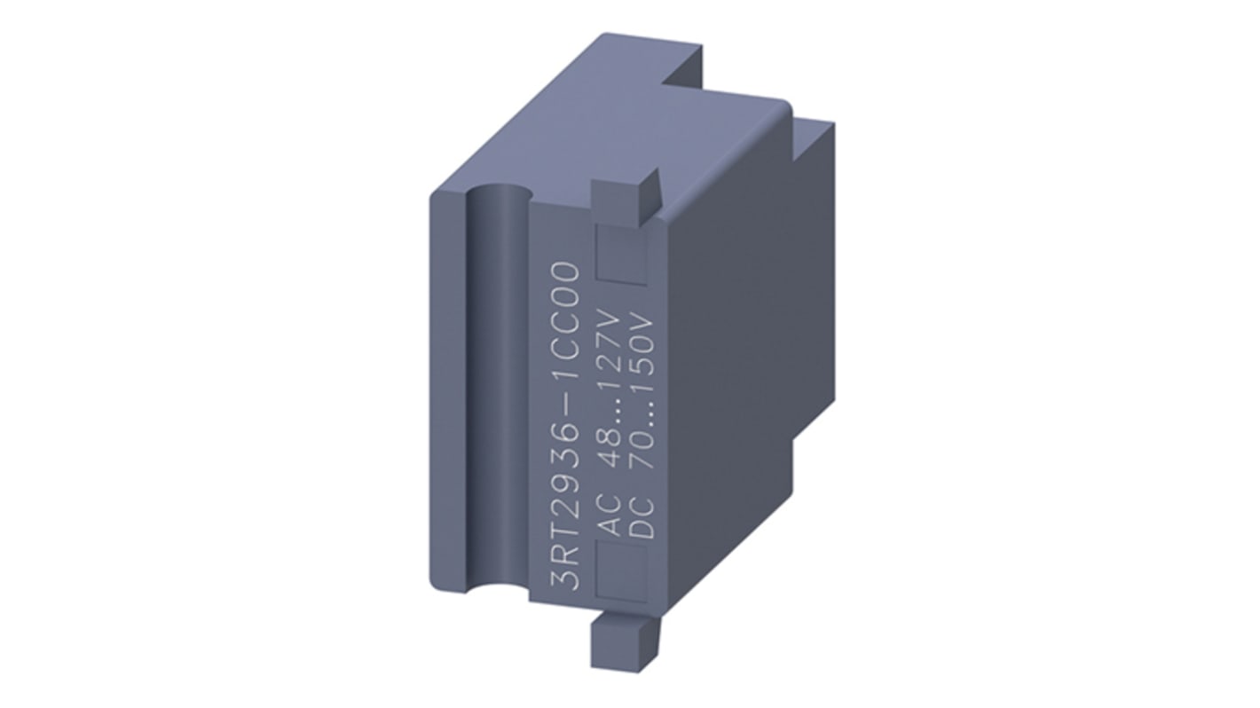 Siemens, 3RT2936-1CC00, Überspannungsableiter, Klemmbefestigung, 127 V ac, 150V dc SIRIUS