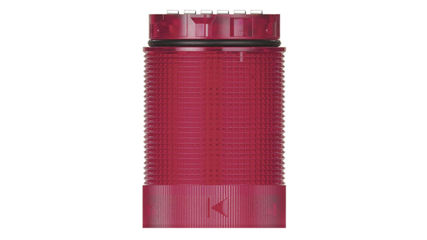 Werma KombiSIGN 40 Signalsäule Blitz-/Dauer-Licht Rot, 24 V ac/dc, 40mm x 59mm