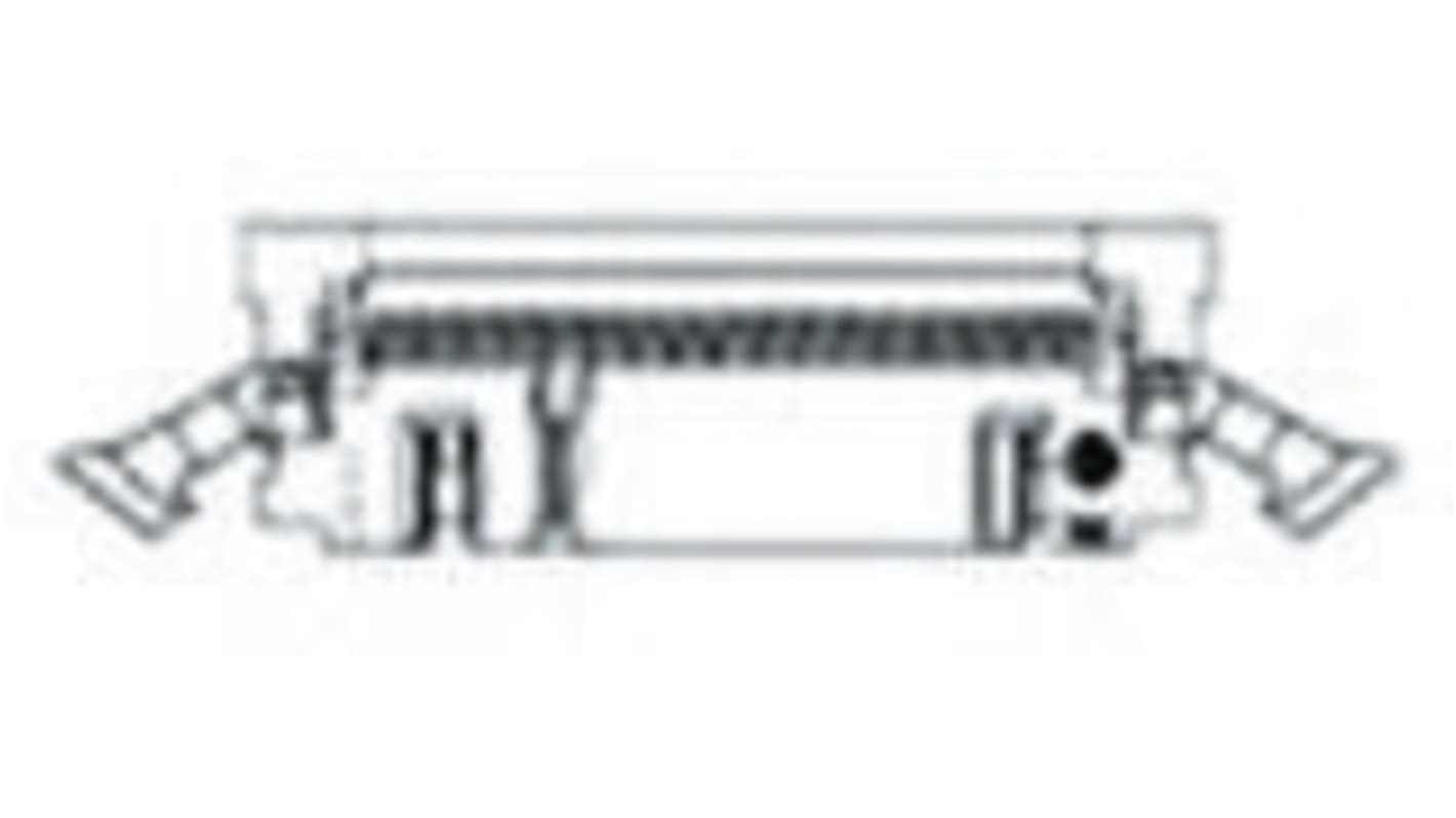 Connettore IDC TE Connectivity Maschio, 50 vie, 2 file, passo 2.54mm, Montaggio su cavo