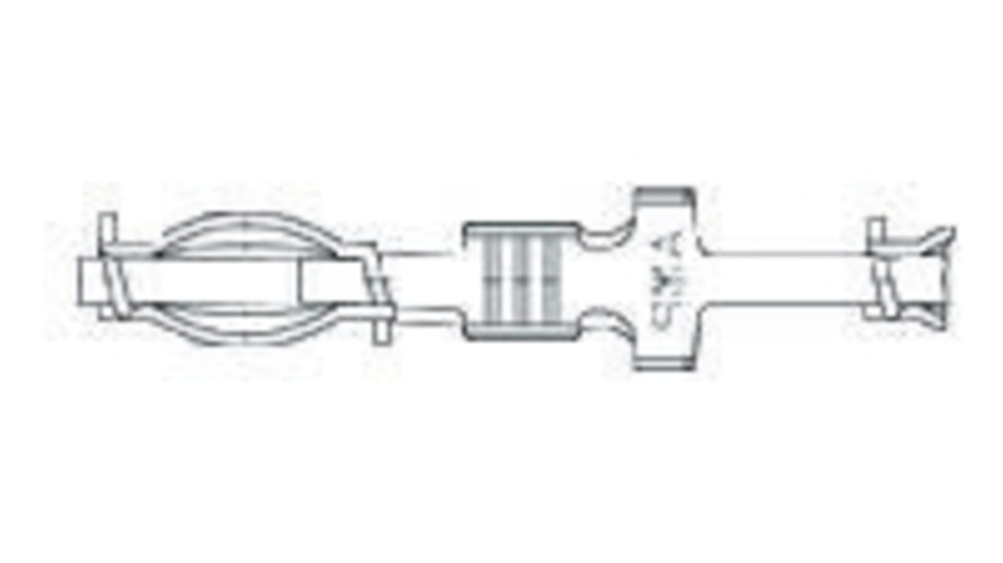 TE Connectivity Uninsulated Crimp Quick Disconnect Terminal