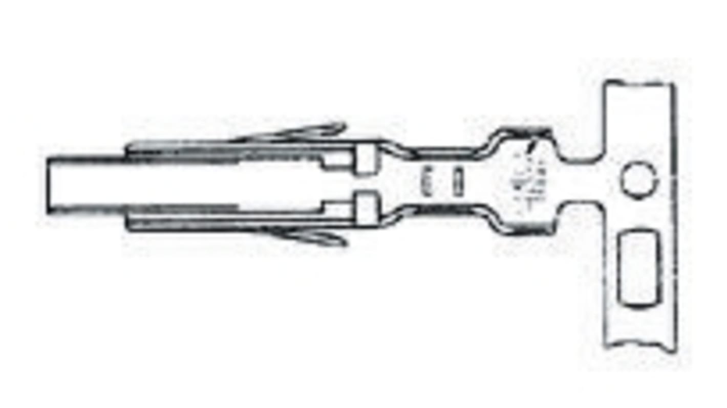 TE Connectivity Low Power Drawer Series Hermaphroditic Crimp Terminal, 24AWG Min, 20AWG Max