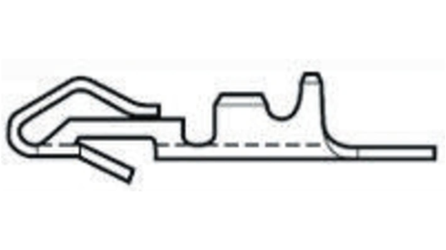 TE Connectivity SL-156 Series Female Crimp Terminal, 24AWG Min, 18AWG Max