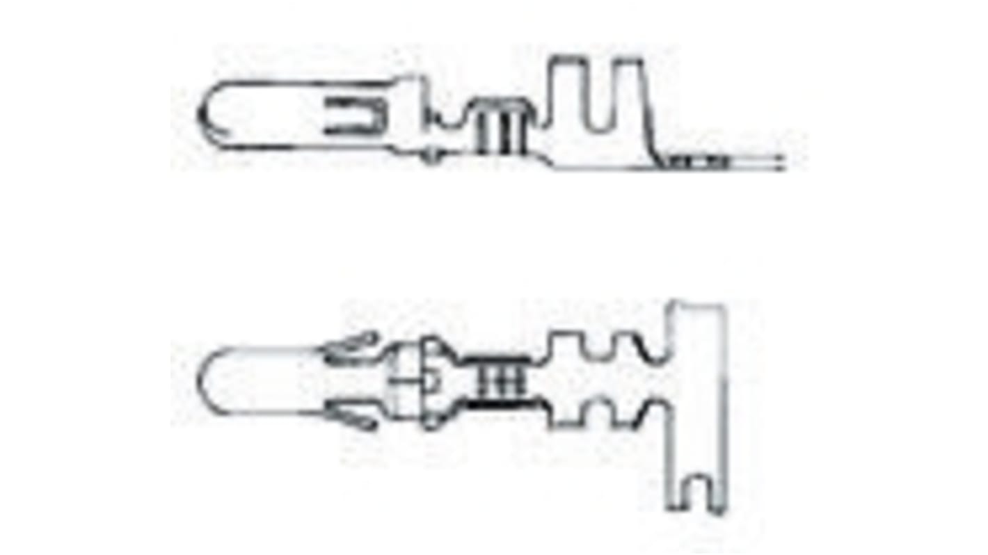 TE Connectivity 0.140 Mate-N-LOK Crimp-Anschlussklemme für 0.140-Mate-N-LOK-Steckverbindergehäuse, Stecker, 0.5mm² /