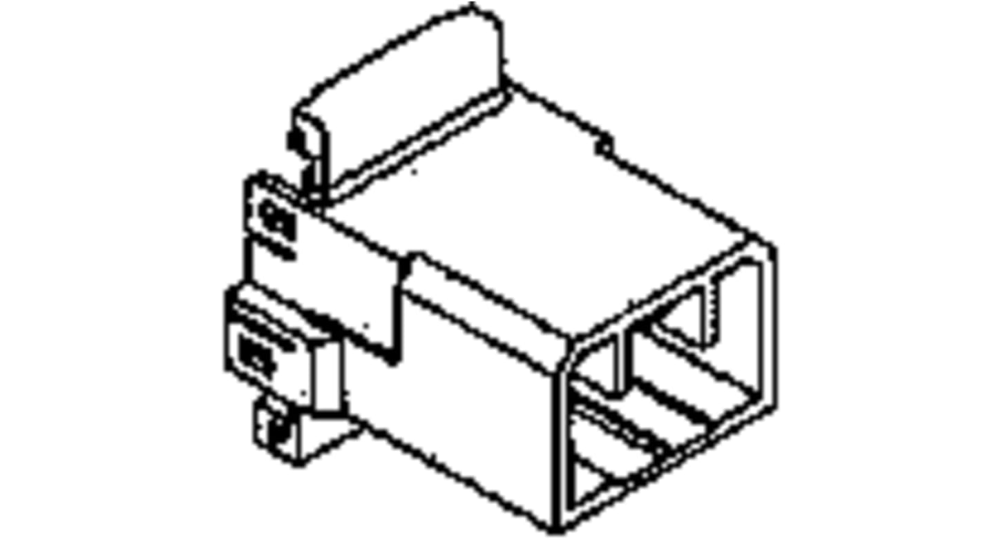 Carcasa de conector TE Connectivity 174932-1, Serie MULTILOCK 070, 10 contactos, 2 filas, Recto, Hembra