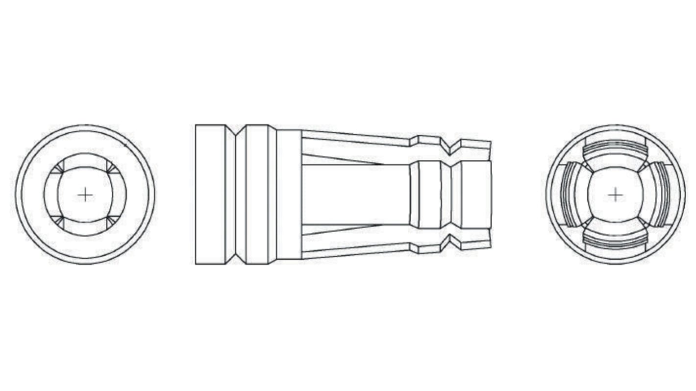 Discrete socket receptacle,solder,2.54mm