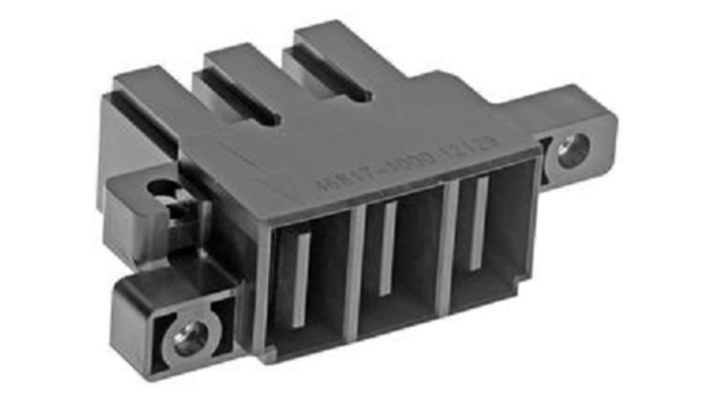 Molex 151053 serie Strømkonnektor for Printmontering Stik 4P, Loddeterminering, 80A