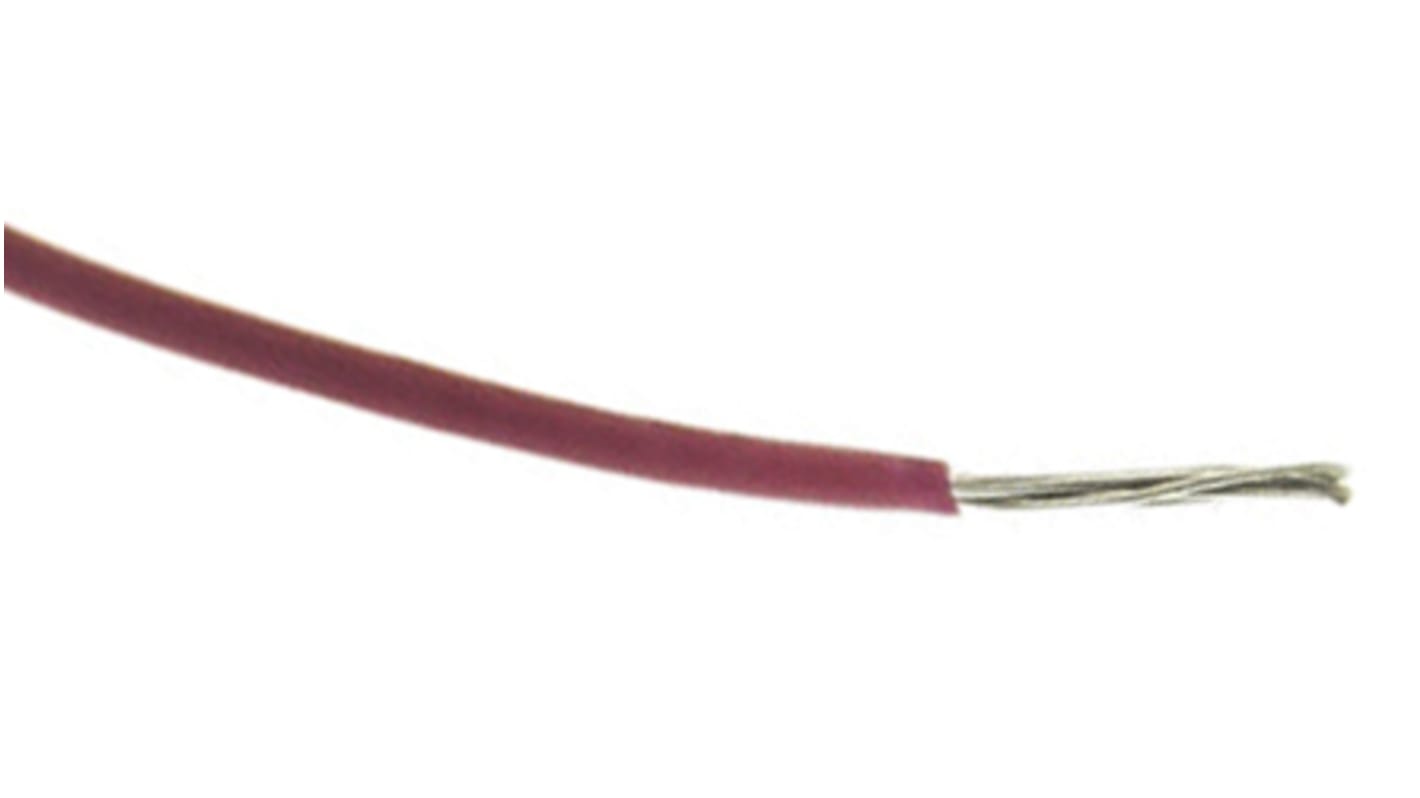 Alpha Wire Einzeladerleitung 0.51 mm², 20 AWG 305m Orange PVC isoliert Ø 1.75mm 10/0,25 mm Litzen UL1007