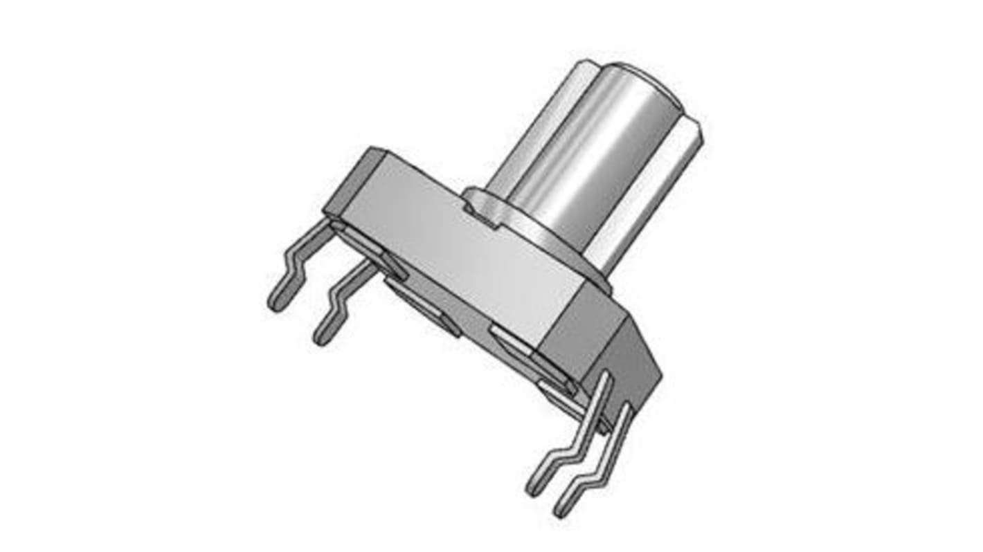 Interrupteur tactile C & K Traversant, SPST, 12 x 12mm, Bouton