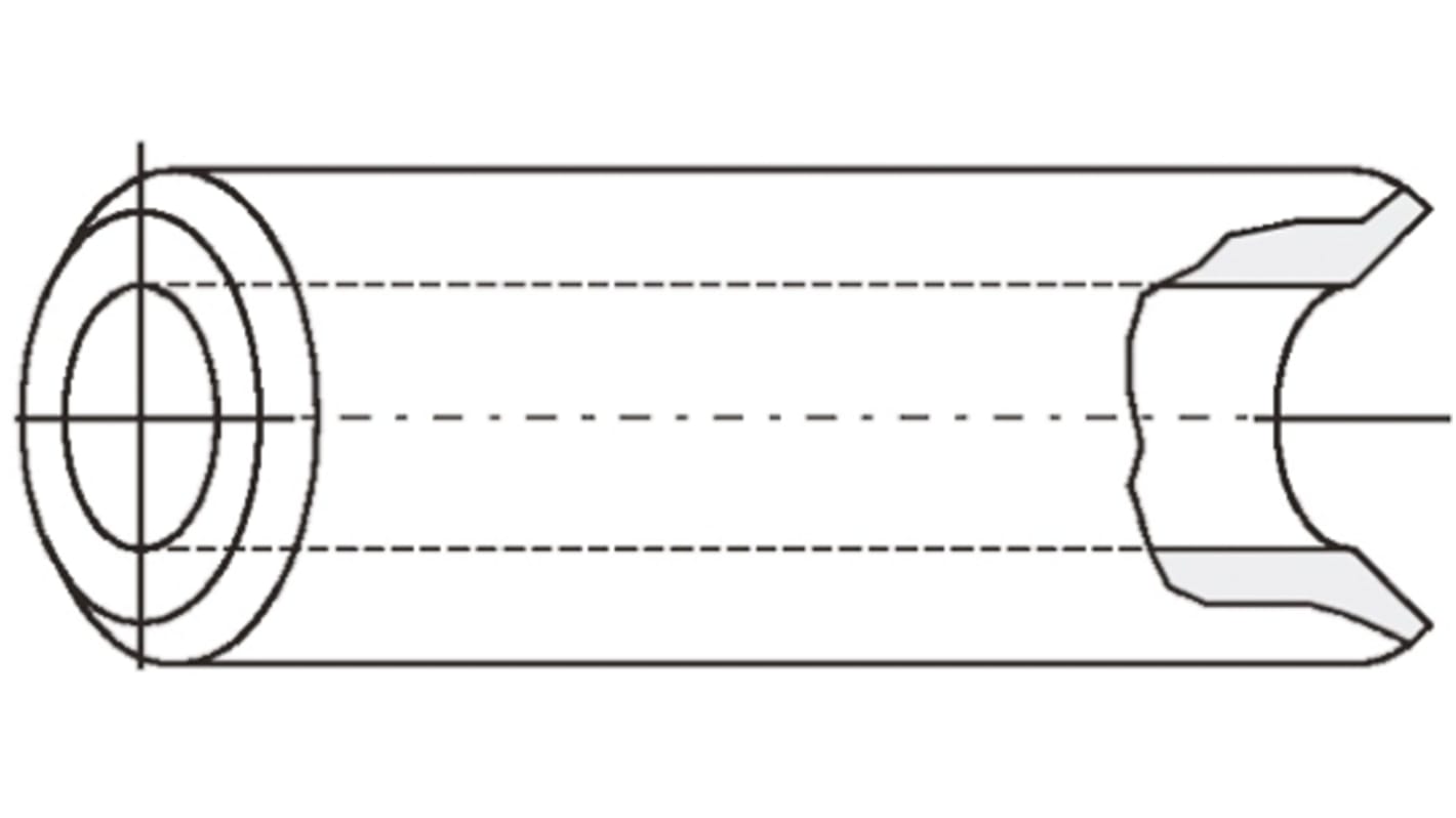 Fischer Elektronik Round Brass Spacer 7mm