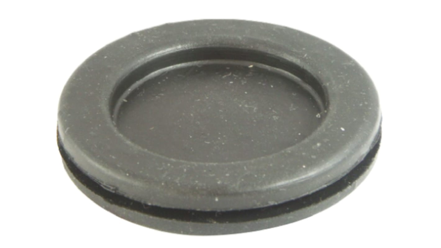 Kábelalátétgyűrű Polikloroprén Kábelgyűrű, 2.5mm Fekete, Ø: Maximum of 48mm 60mm