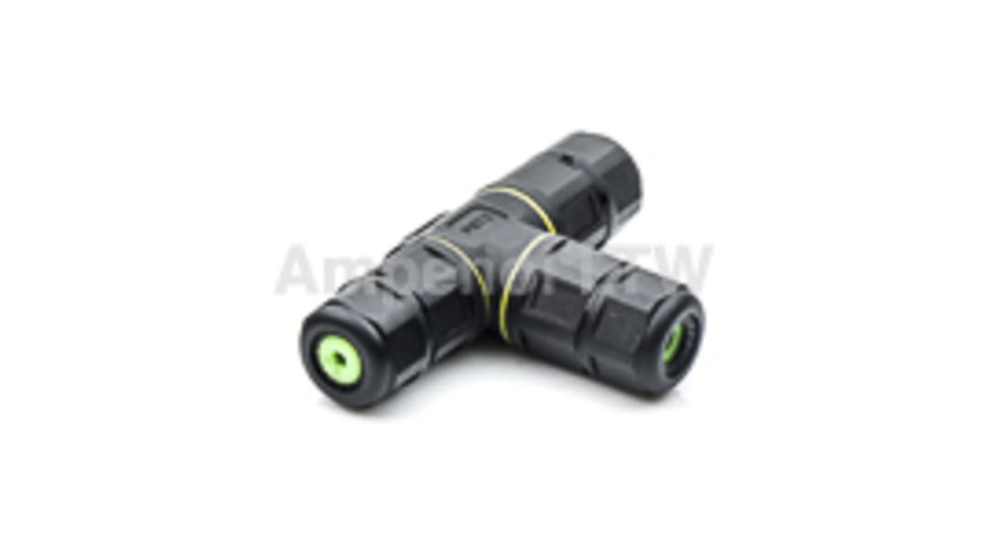 Amphenol Industrial Connector, 2 Contacts, Cable Mount, Socket, Female, IP68, SC Series