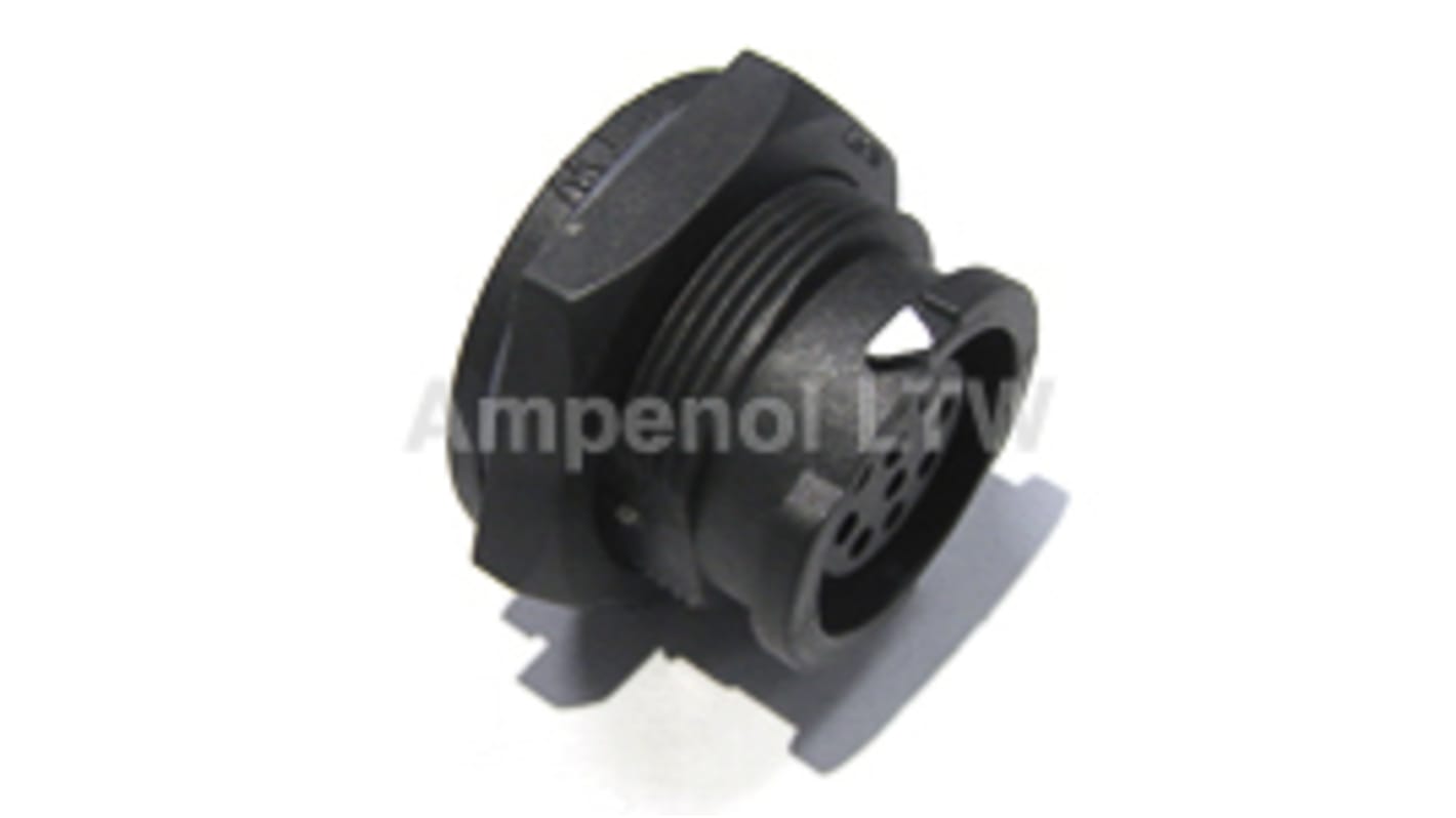 Conector circular Amphenol Industrial hembra serie X-Lok de 8 vías hembra, Montaje frontal, IP68