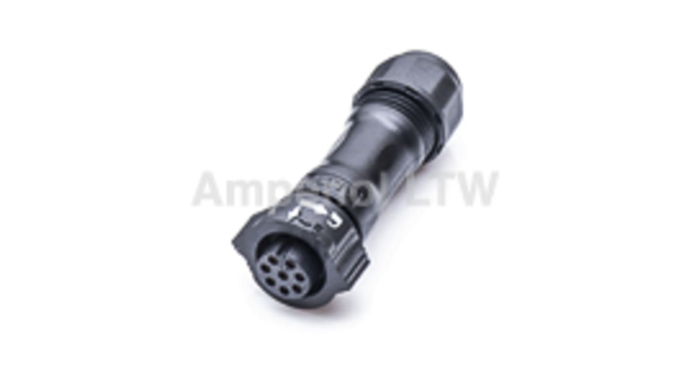 Amphenol Industrial Circular Connector, 8 Contacts, Cable Mount, Socket, Female, IP68, X-Lok Series