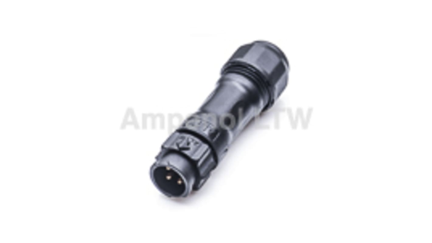 Amphenol Industrial Circular Connector, 4 Contacts, Cable Mount, Plug, Male, IP68, X-Lok Series