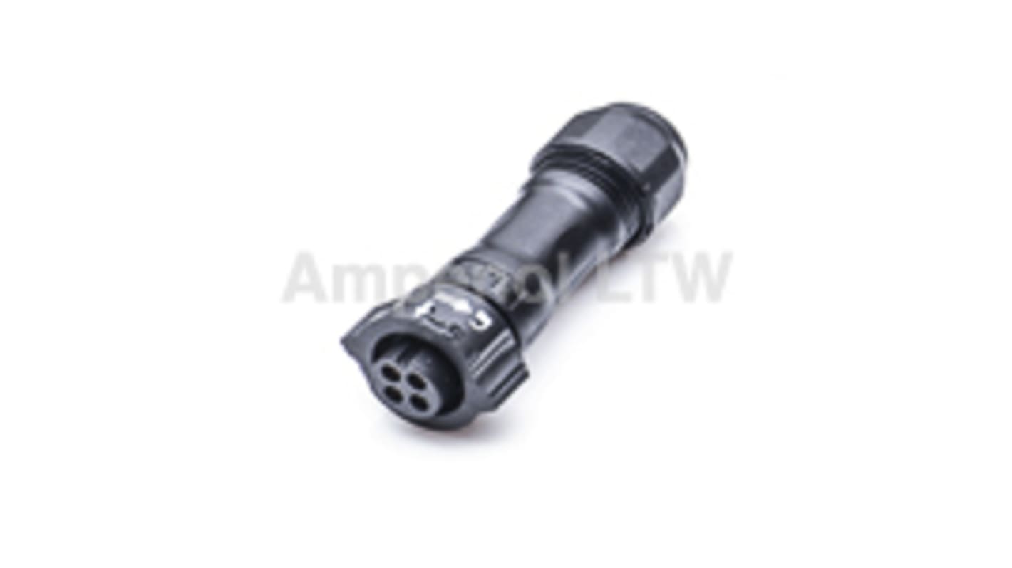Amphenol Industrial Circular Connector, 5 Contacts, Cable Mount, Socket, Female, IP68, X-Lok Series