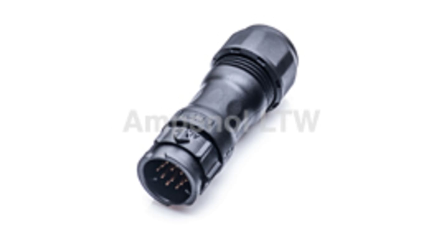 Amphenol Industrial Circular Connector, 12 Contacts, Cable Mount, Socket, Female, IP68, X-Lok Series
