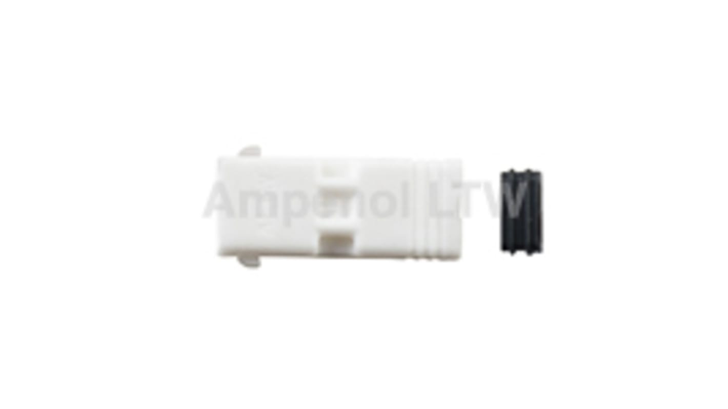 Amphenol Industrial Cable Mount Connector, 2 Contacts