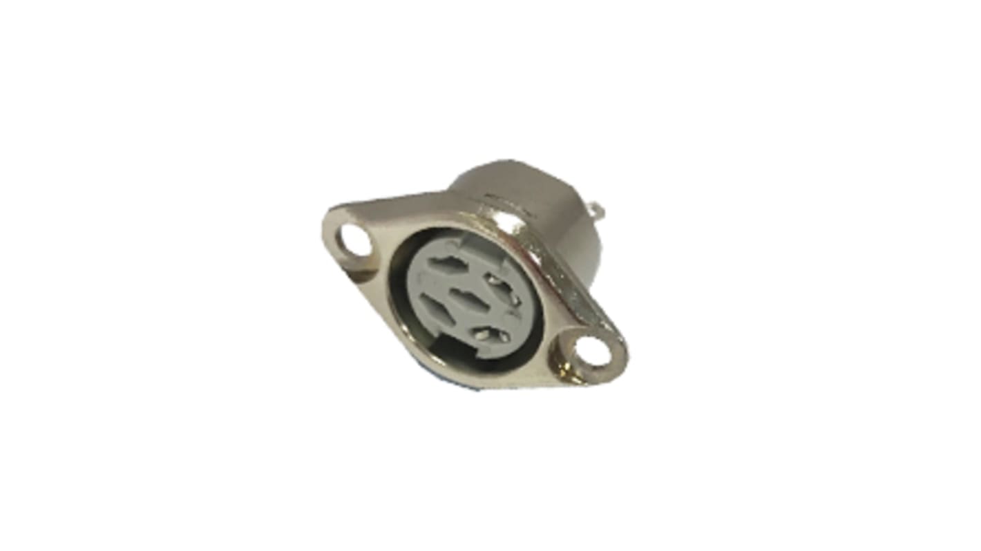 Conector DIN Hembra Deltron de 5 vías, 2A, 34 V ac/dc, DIN 41524, DIN 45322, DIN 45326, DIN 45327, DIN 45329