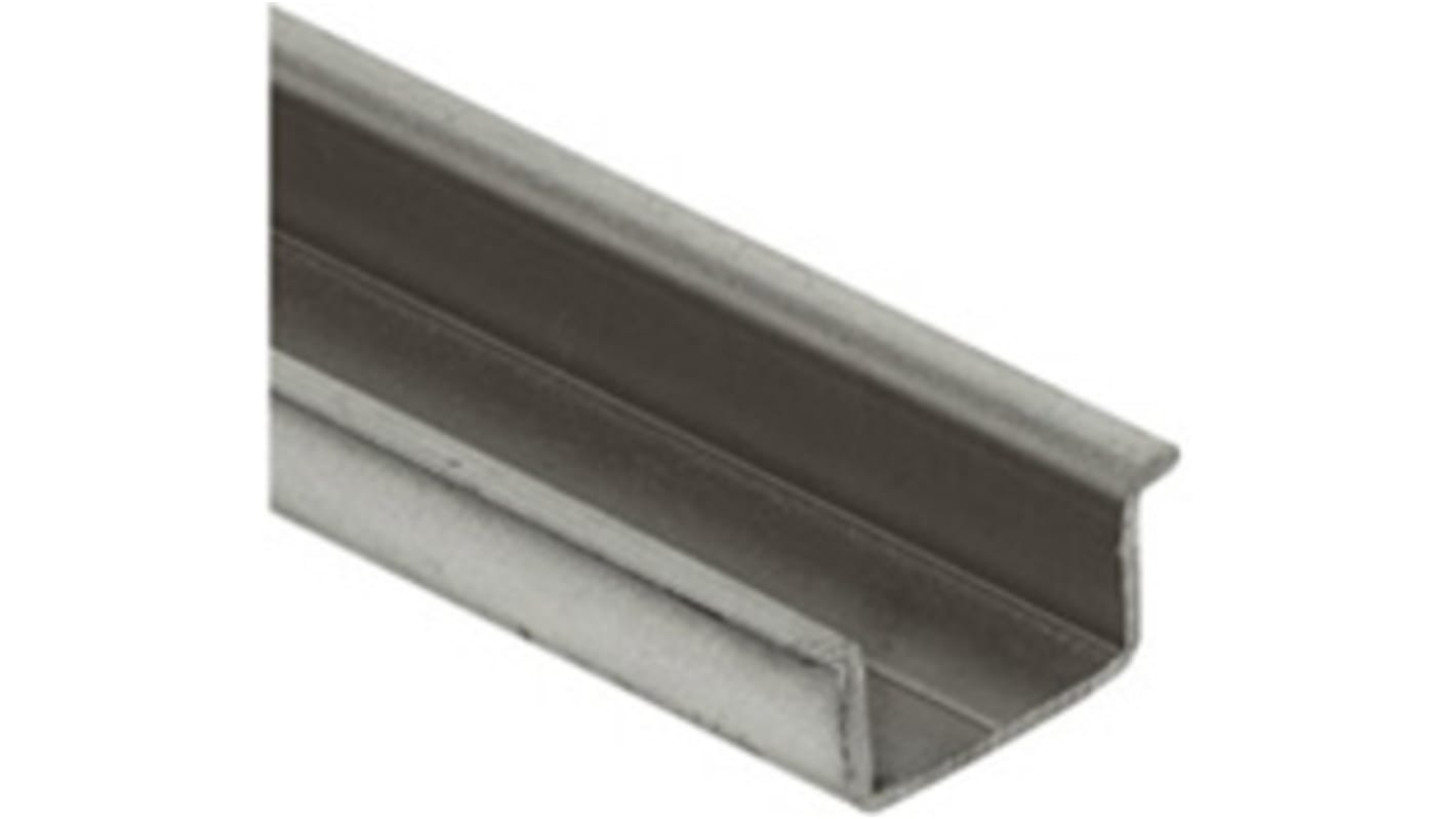 Carril DIN Sin perforar de Acero Legrand, dim. 2m x 35mm x 15mm, rail asimétrico tipo G